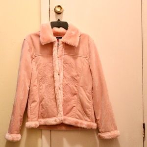 Western style light pink coat